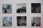  Gro Thorsen, 'London', detail from series of 35, oil on aluminium each 12 x 12 cm, 2011/2012
