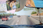 Kelly Akers, Self Portrait on the 10 Freeway, Oil paint on Canvas, 36_ x 28_.jpg