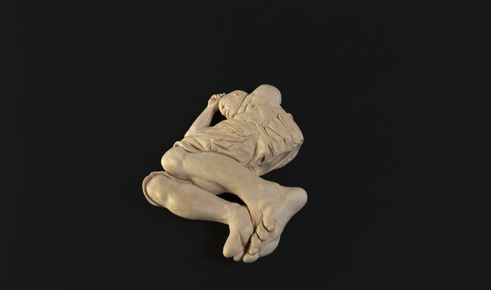 Relief Study of Andrew Lying Down (Unpainted) 4