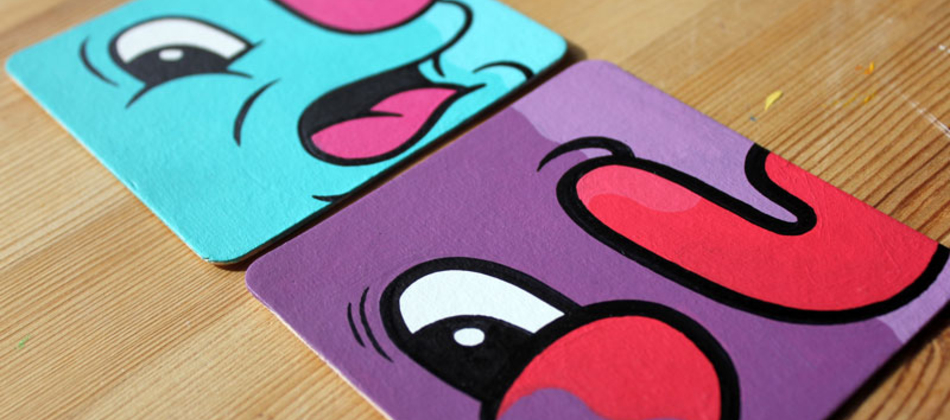 Inkygoodness: Beermat Characters Show 