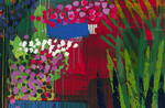 Bruce McLean, 'Garden', monoprint, 70" x 55.5", 178 x 141 cm, 2014