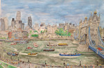 Walkie Scorchie to Tower Bridge, drawing, 90 x 135 cm. 2015.jpg