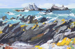 06 / Rennie's Island, Devon / Oil on canvas / 30.5cmx61cm