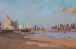 APEMBERTON High Rise, North Grreenwich  oil  2021  36 x 80cm.jpg