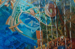 Ferha Farooqui Landscape & memory Acrylic on wood panel 90cm x 122cm.jpg