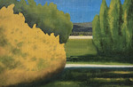 The Yellow Bush, 2025, Oil on Board, 30.5 x 35.5cm.jpeg